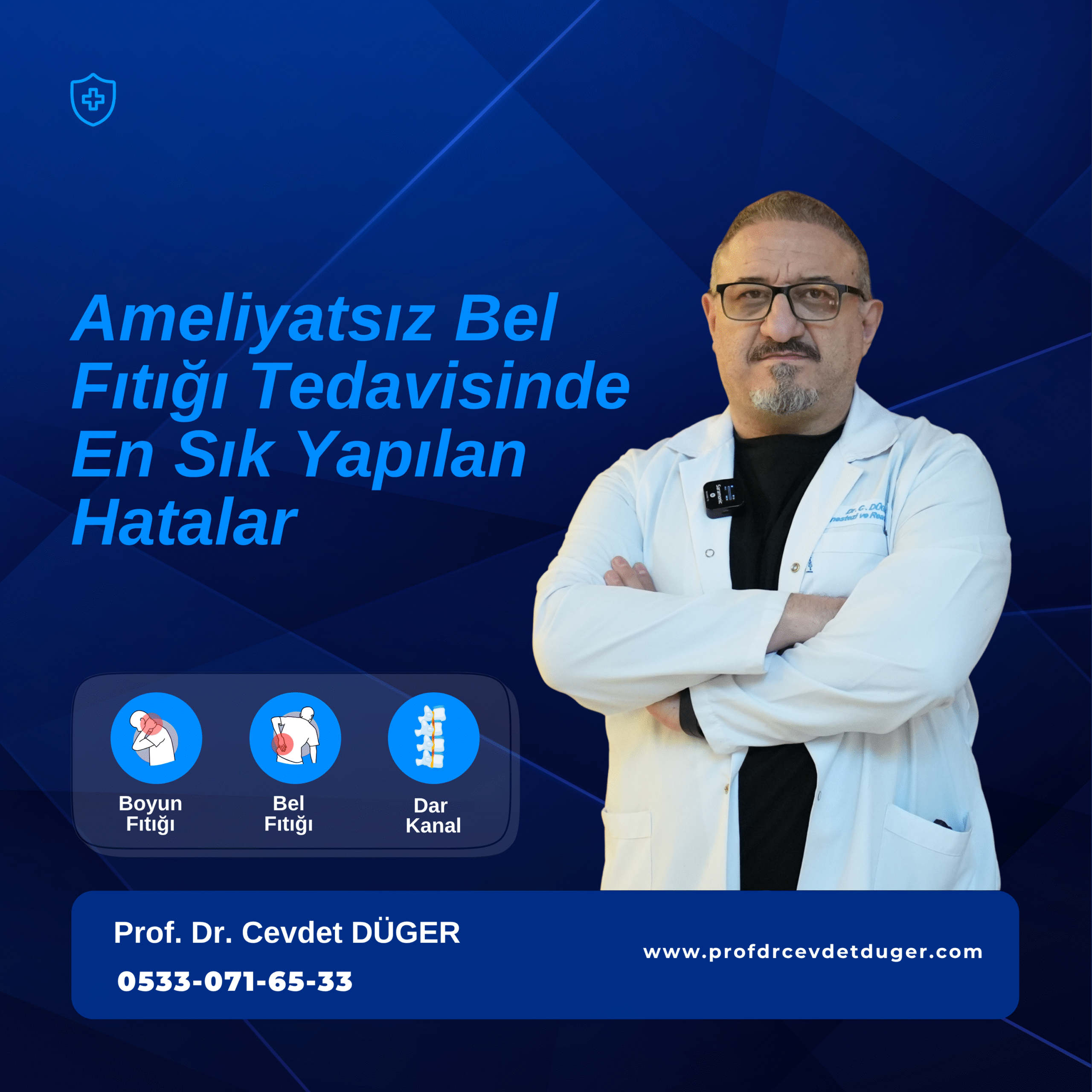 Ameliyatsız bel fıtığı tedavisi